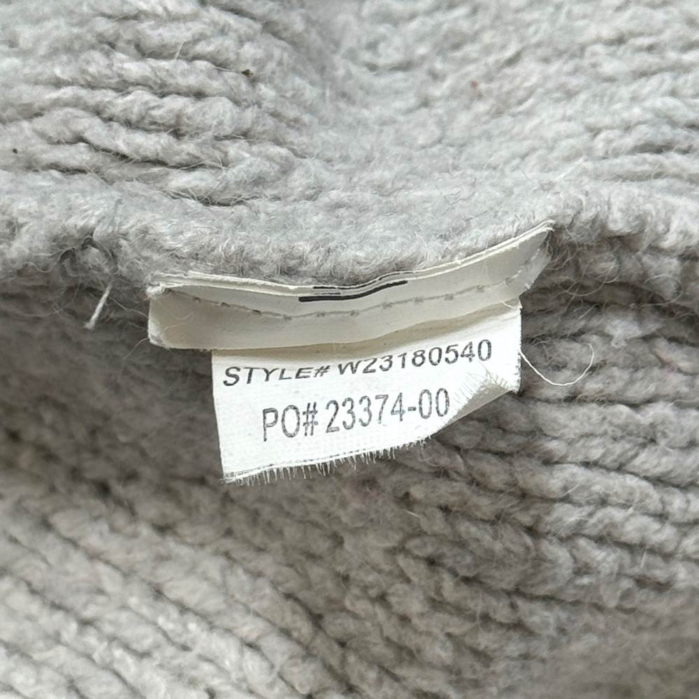 Prana Elsin Sweater Coat Women's Small Gray Textured Knit Button Cardigan Duster - Picture 6 of 8